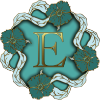 Flower Theme Capital Letter E