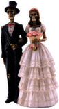 Skeleton Bride and Groom