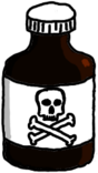Bottle Of Poison Cartoon