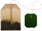 Herbal Tea Bag With Green Label