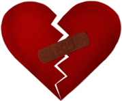 Broken Heart With Bandaid
