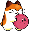Nago Playing With Kirby