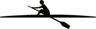 Rowing Silhouette Clipart