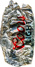 Coors Light Crushed Can
