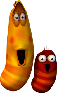 Larva Red and Yellow