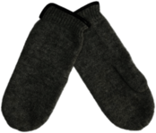 Grey Woolen Mittens