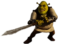Shrek With Sword