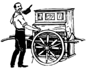 Barrel Organ Player Drawing