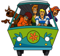 Scooby Doo Gang In Van