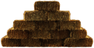 Pyramid Of Straw Bales