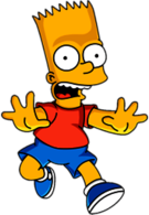 Bart Simpson Scared