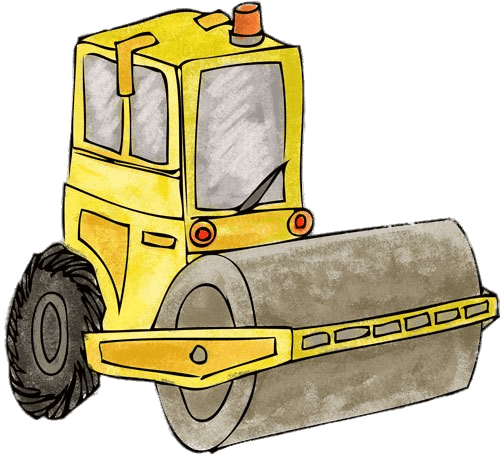 Steamroller Drawing