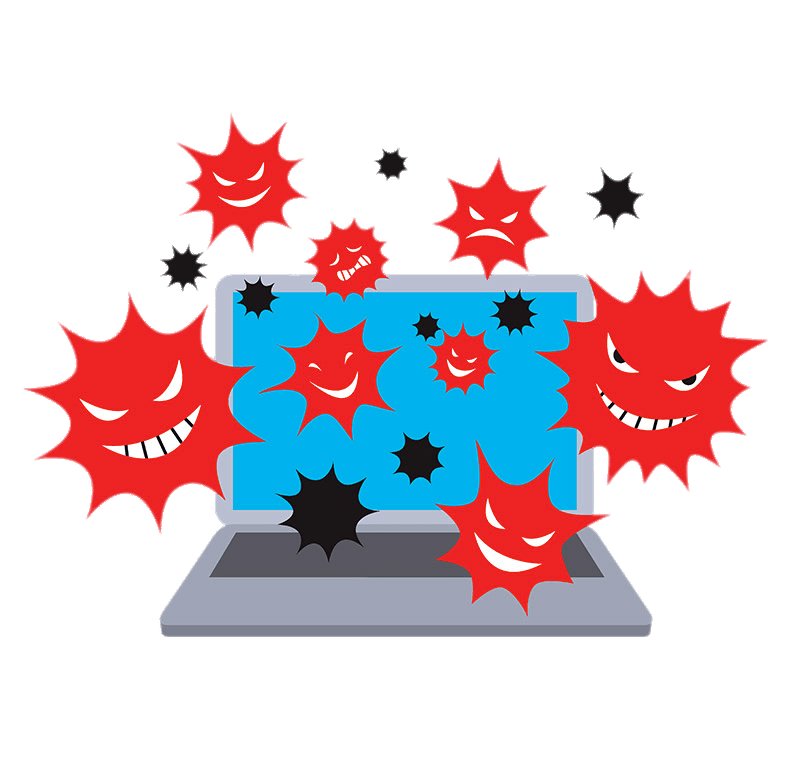 Computer Viruses Illustration