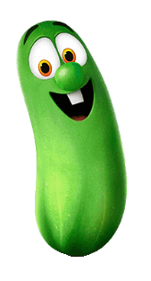 Larry the Cucumber Big Smile