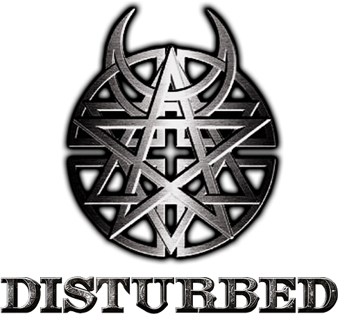 Disturbed Logo Silver