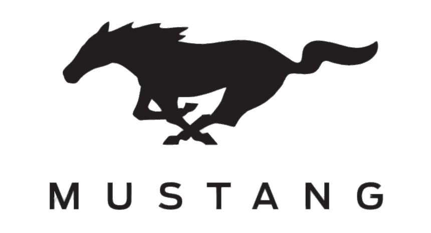 Ford Mustang Logo Black