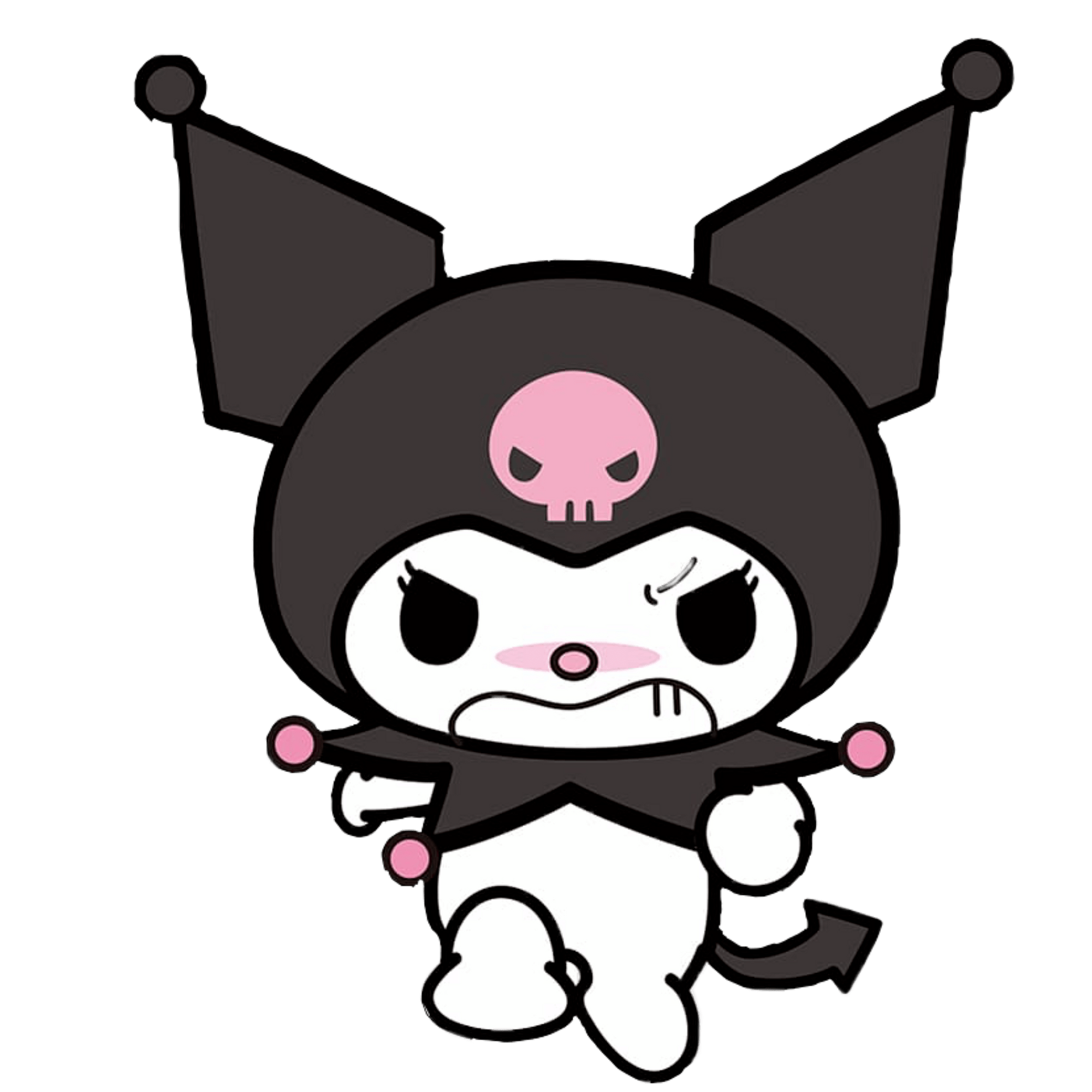 Kuromi Character Running