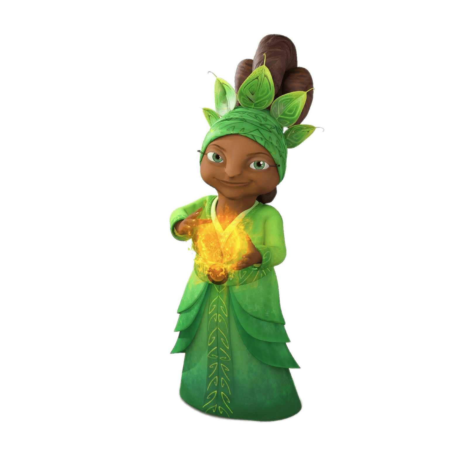 Treetog the Tree Spirit Holding Energy Ball