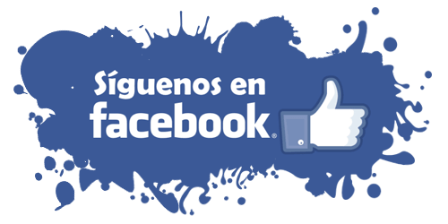 Síguenos En Facebook Blue Splash