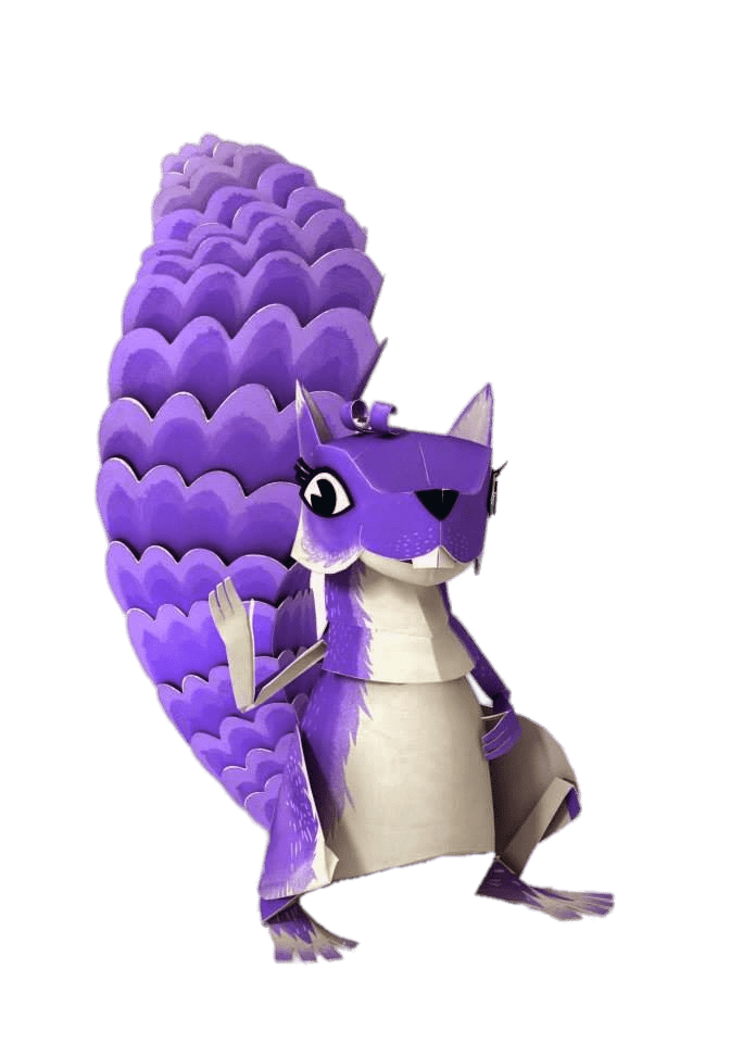 Zack & Quack Character Skip the Squirrel