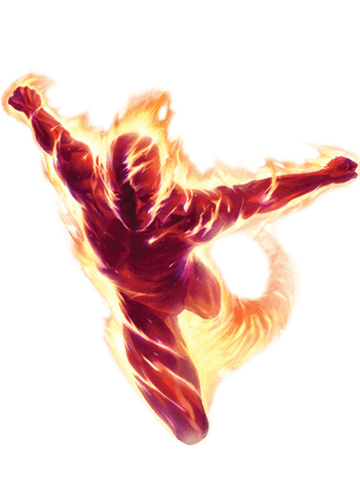 Human Torch Flames