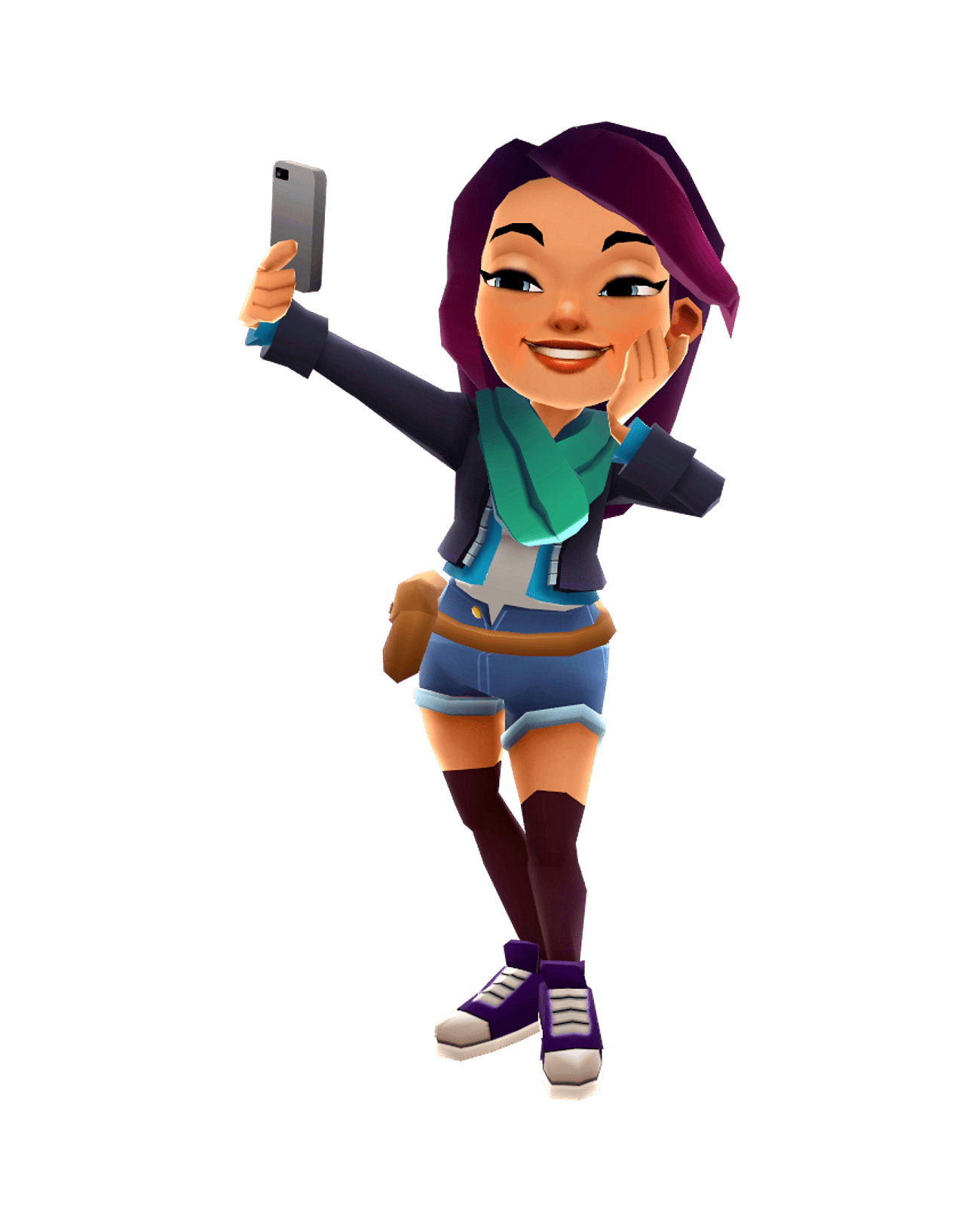 Subway Surfers Jolien taking selfie