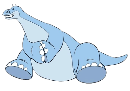 Steggy the Stegosaurus Paws Together