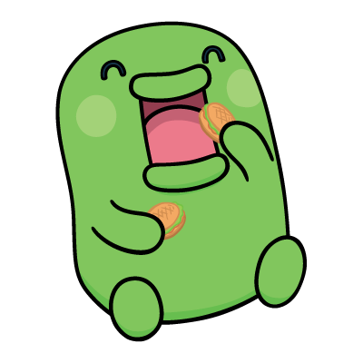 Kuchipatchi Eating Cookies