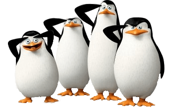 Madagascar Penguins Saluting