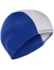 Blue and White Swimming Hat