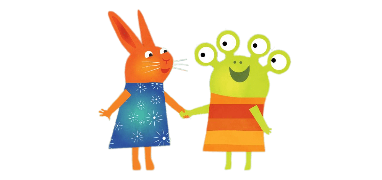 Wanda and the Alien Holding Hands