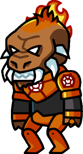 Scribblenauts Larfleeze the Orange Lantern