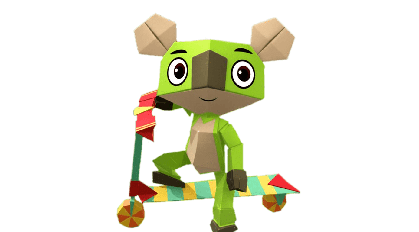 Origanimals Khye Koala on Scooter