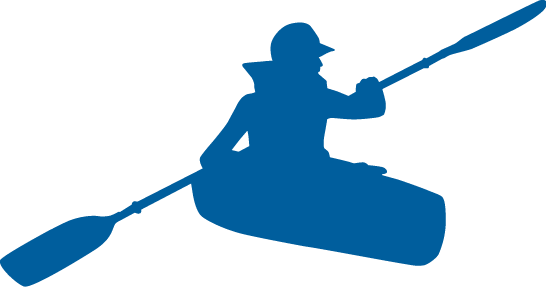 Kayak Blue Clipart