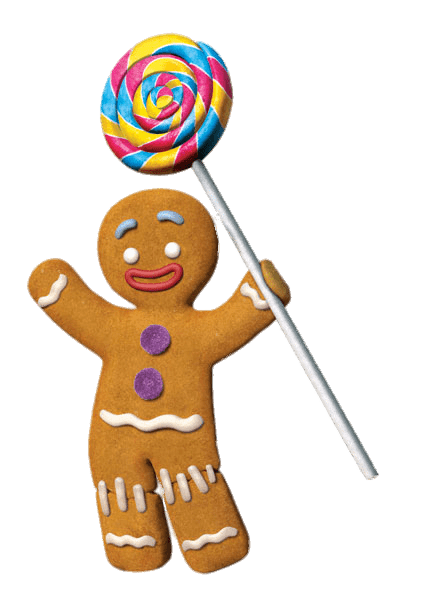 Gingerbread Man With Lolly