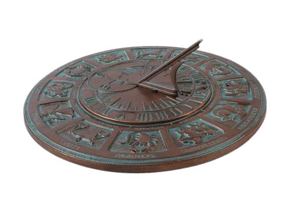 Sun Dial With Horoscope