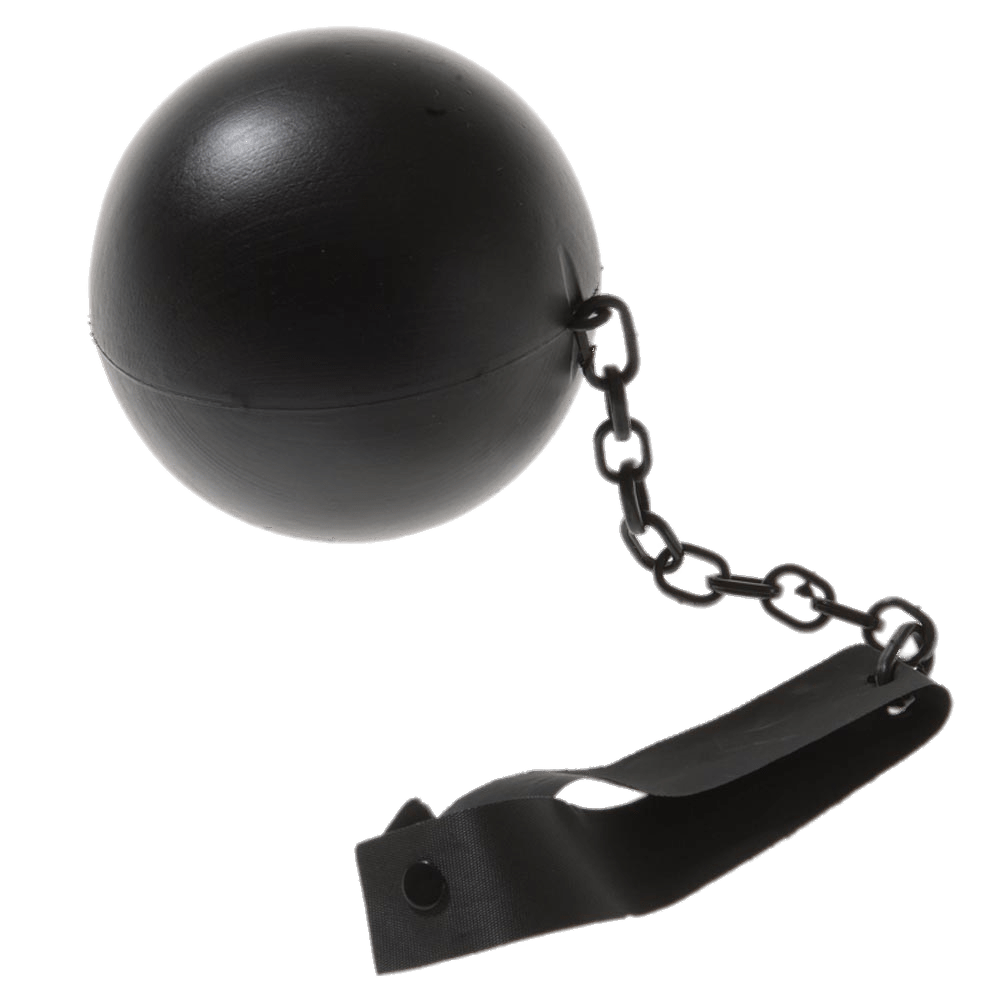 Leather Ball and Chain