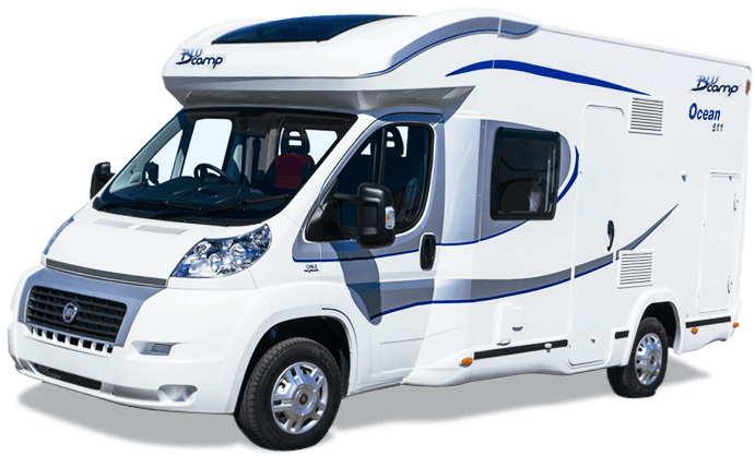 Blue Camp Motorhome