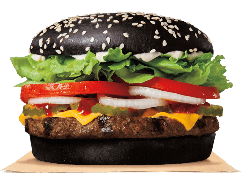 Burger King Black Bunned Halloween Whopper