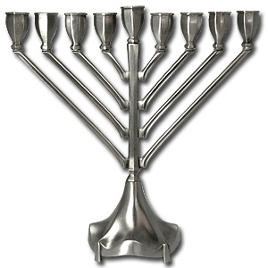Silver Menorah