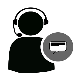 Person at Helpdesk Pictogram