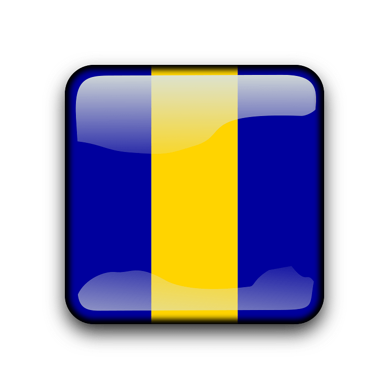 Barbados Flag Icon