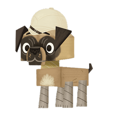 Kiva Can do ! Angus with Explorer Hat