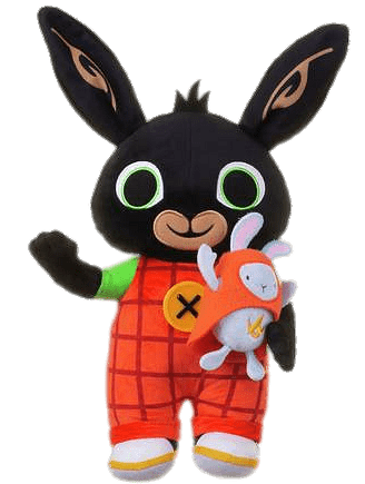 Bing Bunny Holding Hoppity