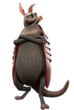 Zafari character Ernesto the kangaroo