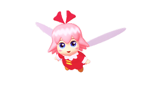 Kirby Ribbon Flying
