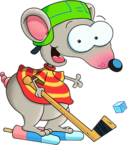 Toopy Playing Ice Hockey