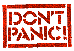 Don't Panic Stamp