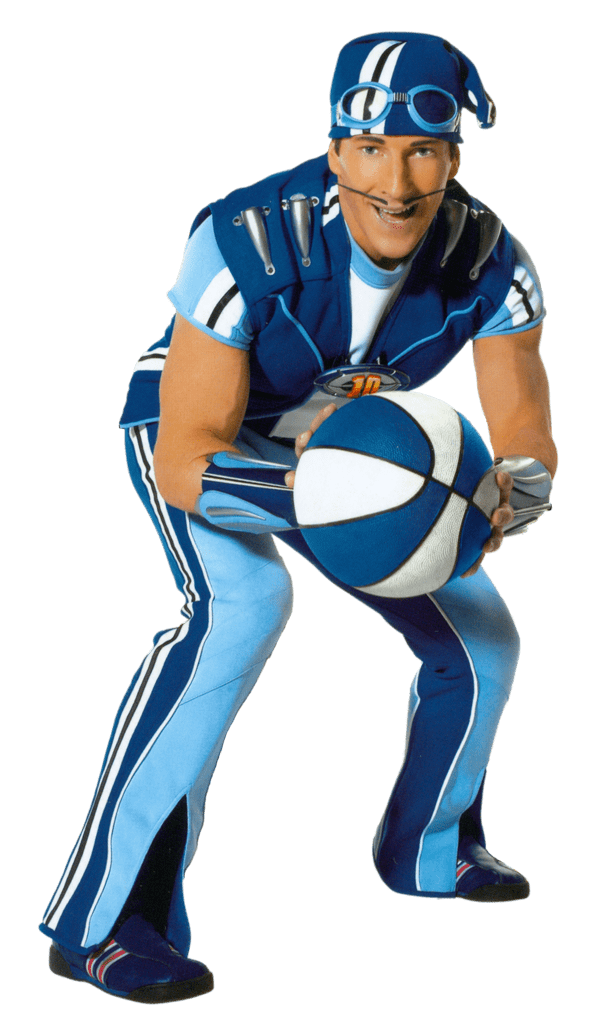 Sportacus Catching A Ball