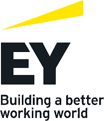 E&Y Ernst & Young black logo and slogan
